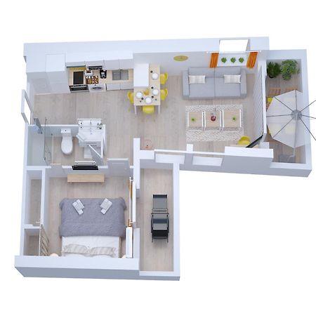 Soleil D'Ete - Netflix & Wifi - Balcon - Climatisation - Parking Gratuit - Check-In 24H24 - Emplacement Velos - Goodmarning Châlons-en-Champagne Zewnętrze zdjęcie