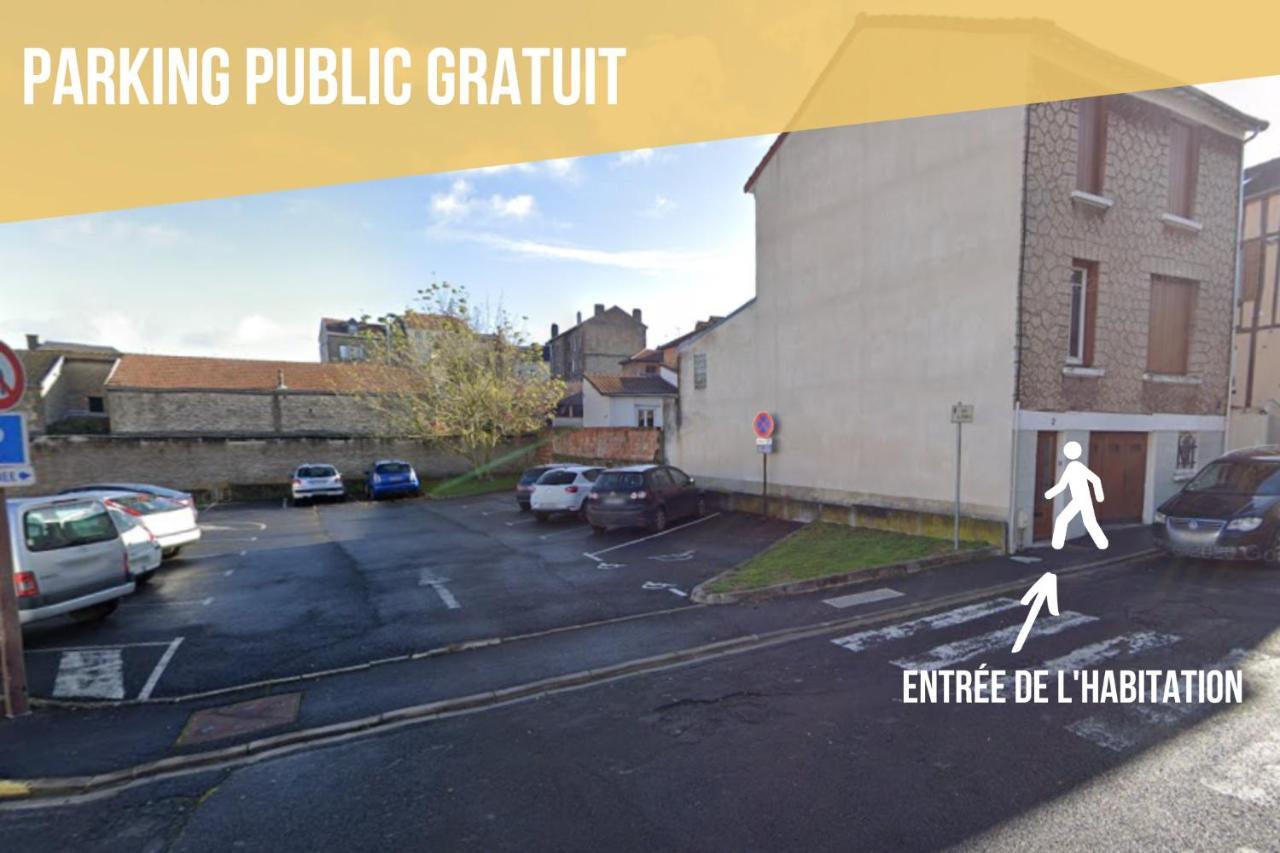 Soleil D'Ete - Netflix & Wifi - Balcon - Climatisation - Parking Gratuit - Check-In 24H24 - Emplacement Velos - Goodmarning Châlons-en-Champagne Zewnętrze zdjęcie