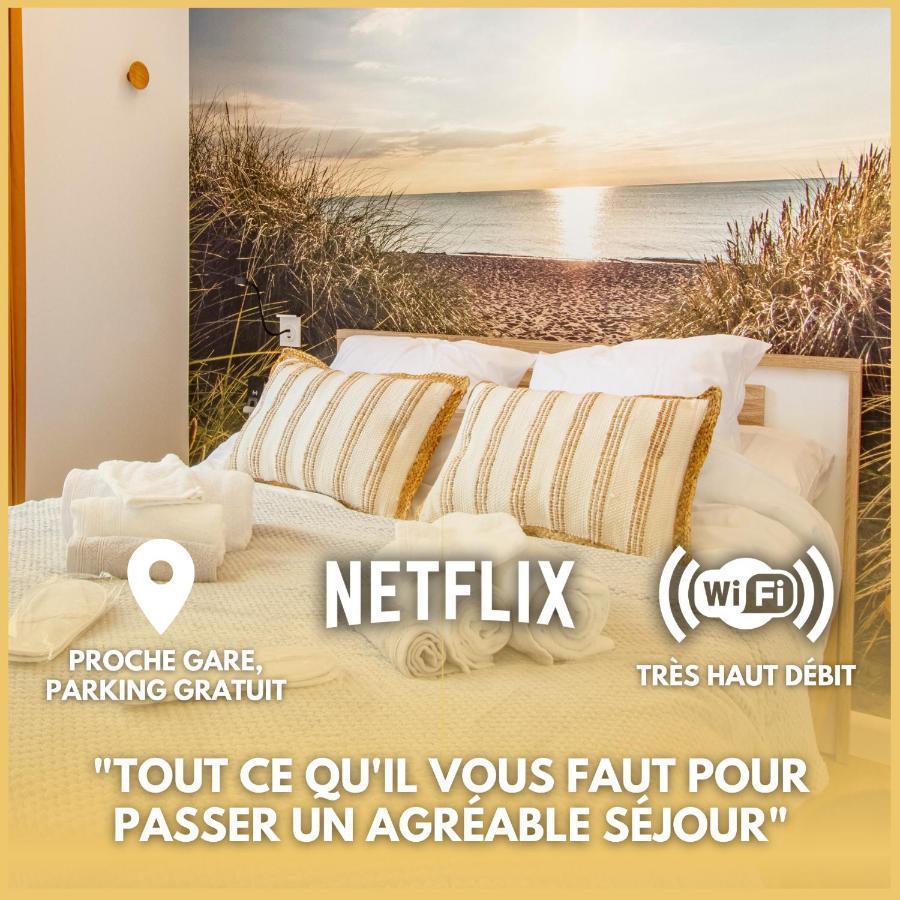 Soleil D'Ete - Netflix & Wifi - Balcon - Parking Gratuit - Check-In 24H24 - Emplacement Velos - Goodmarning Châlons-en-Champagne Zewnętrze zdjęcie